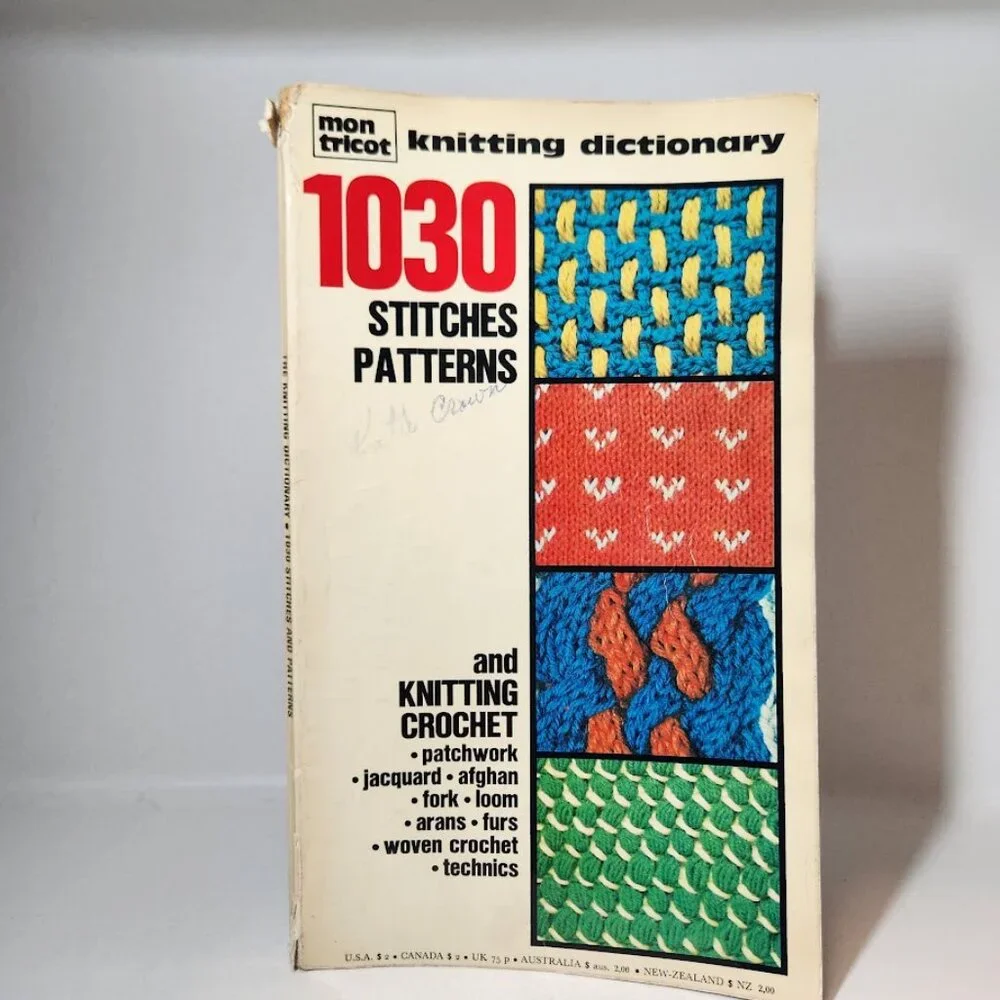 Mon Tricot: Knitting Dictionary: 1030 Stitches, Patterns and Knitting Crochet 19